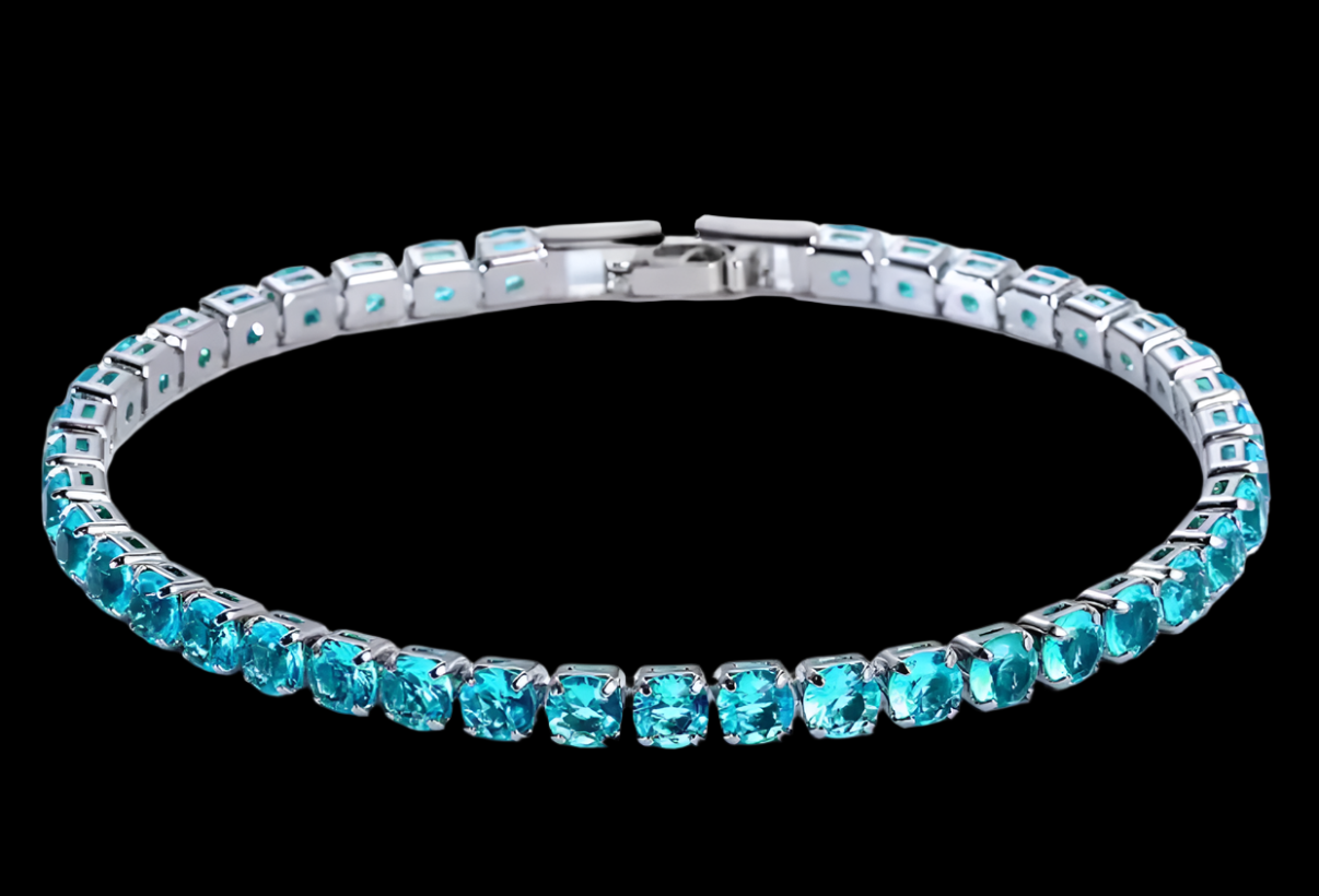 Ocean Stone Tennis Bracelet